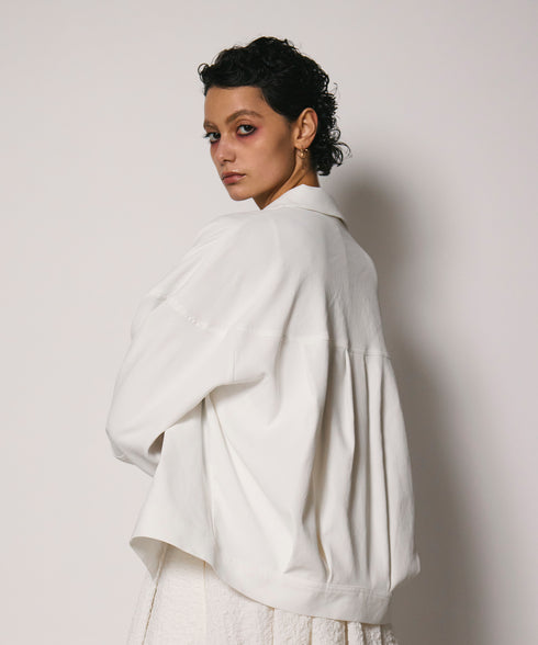 フォルムシャツジャケット(無地)