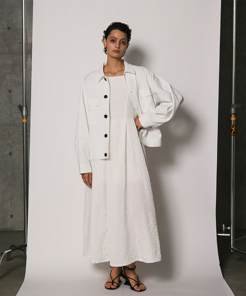 フォルムシャツジャケット(無地)