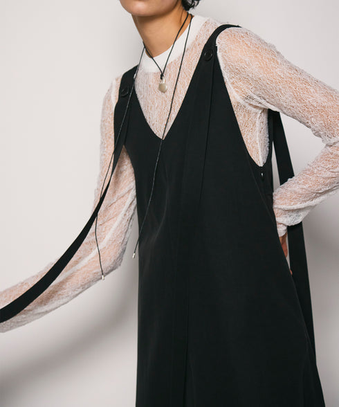 ロングストラップドレス