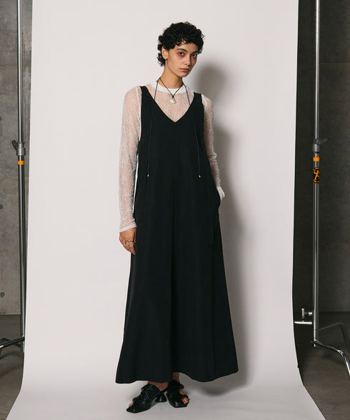 ロングストラップドレス