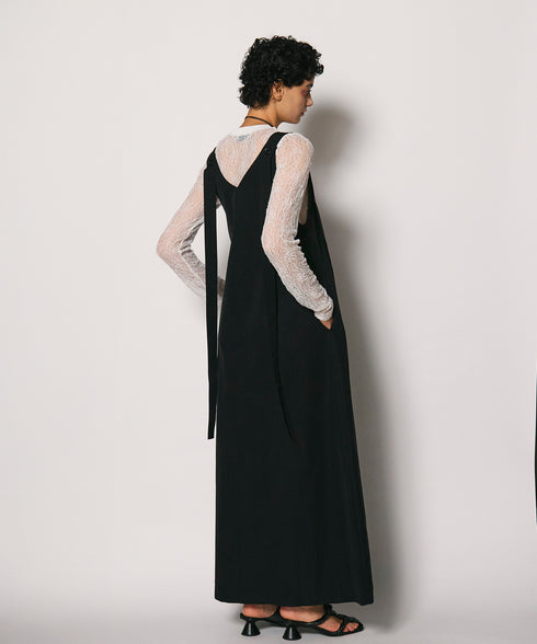 ロングストラップドレス