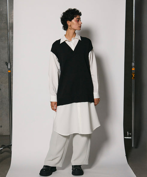 ミニマルローウエストパンツ