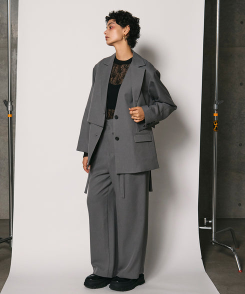 2WAYハイウエストパンツ