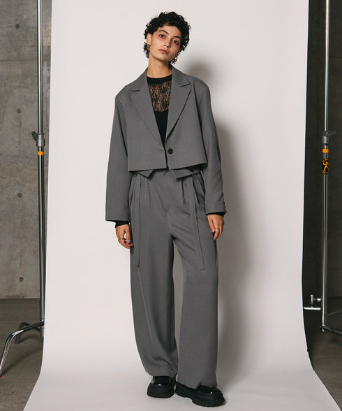 2WAYハイウエストパンツ