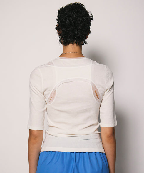 チュールトリムテレコTee