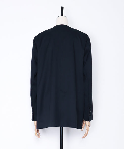 1釦ノーカラージャケット