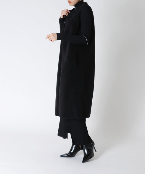 エコムートンロングストレートジレ