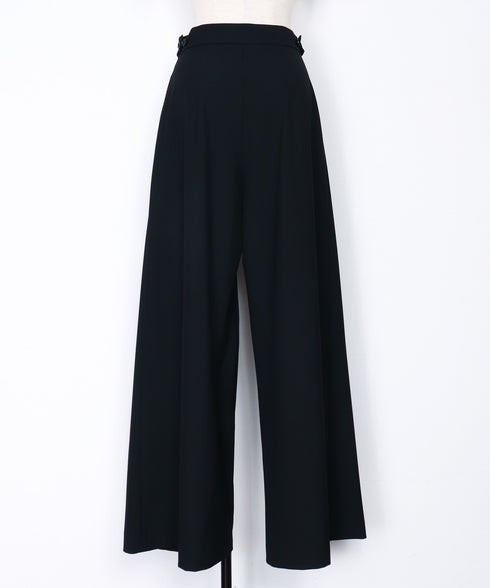 ラッフルワイドパンツ