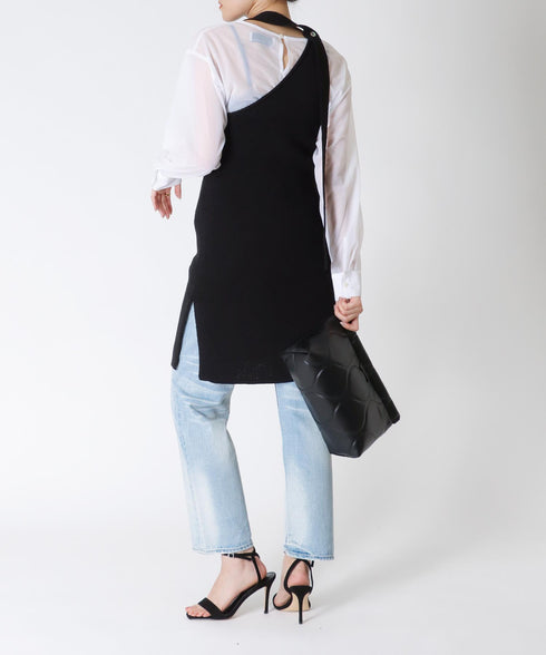 テープヤーンアシンメトリートップス