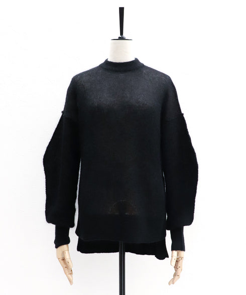 ハイゲージモヘアコクーンスリーブプルオーバー