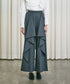 ラッフルワイドパンツ