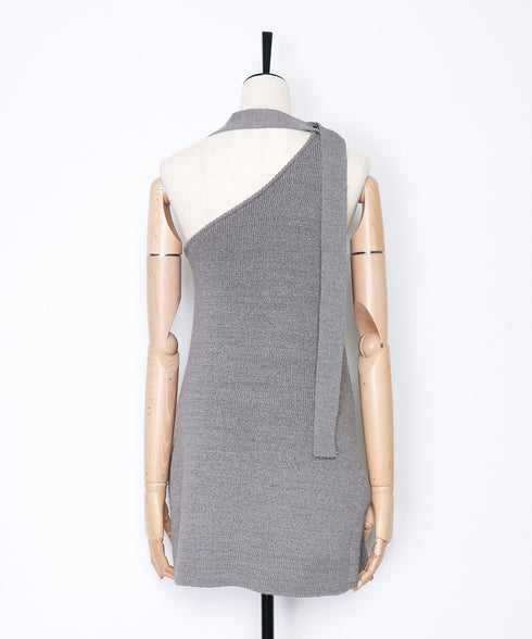 テープヤーンアシンメトリートップス