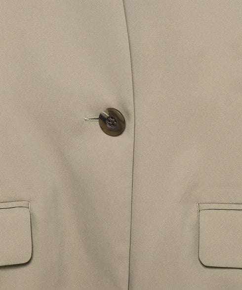 1釦ノーカラージャケット