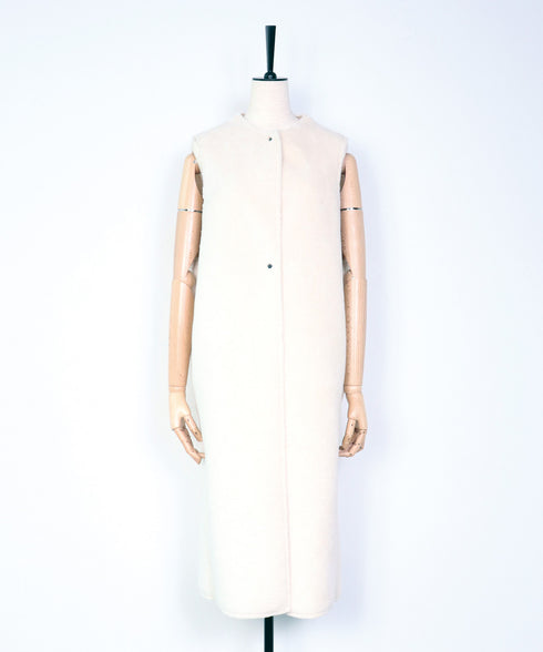 エコムートンロングストレートジレ