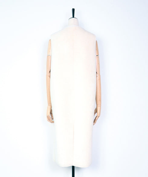 エコムートンロングストレートジレ