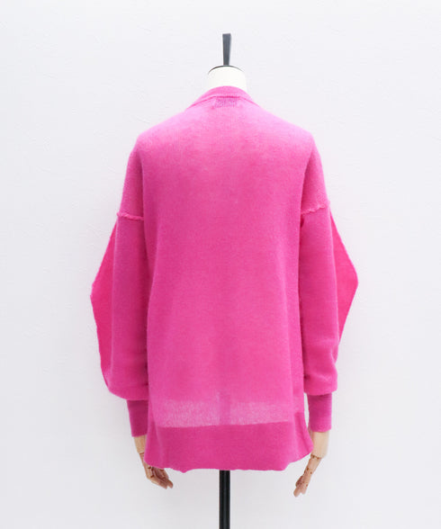 ハイゲージモヘアコクーンスリーブプルオーバー