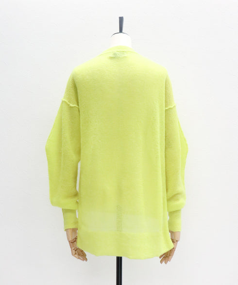 ハイゲージモヘアコクーンスリーブプルオーバー