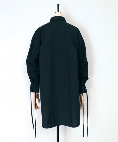 ギャザースリーブビッグシャツ