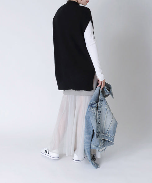 ボリュームタックスリーブコンビニット