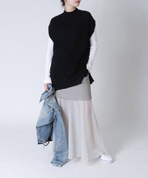 ボリュームタックスリーブコンビニット