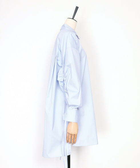 ギャザースリーブビッグシャツ