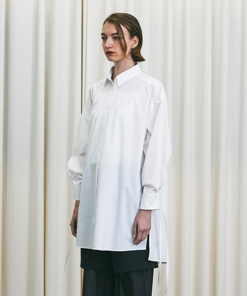 ギャザースリーブビッグシャツ