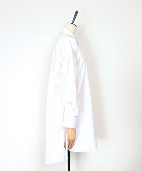 ギャザースリーブビッグシャツ