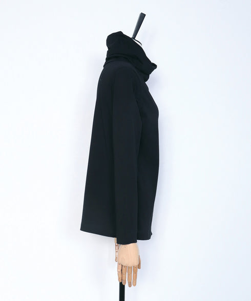 スヌードネック ロングTシャツ