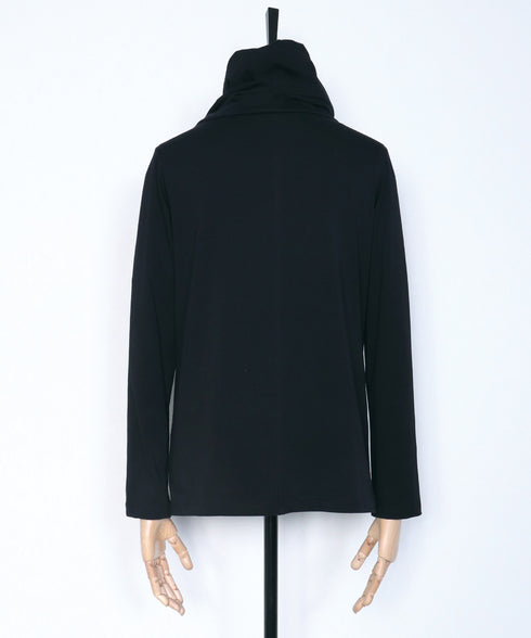 スヌードネック ロングTシャツ