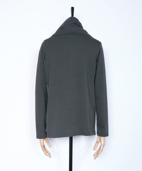 スヌードネック ロングTシャツ