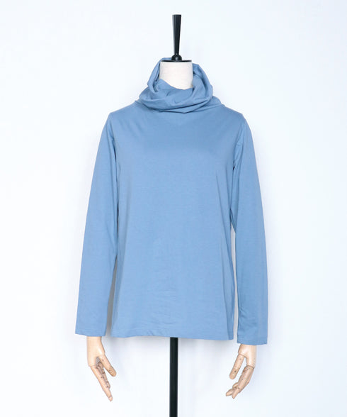 スヌードネック ロングTシャツ