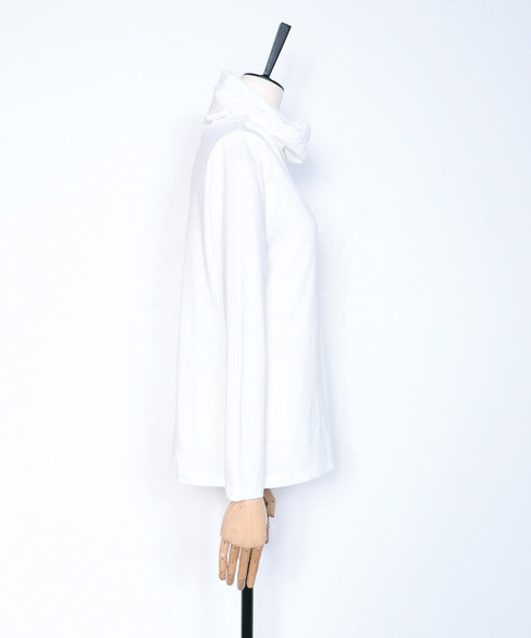 スヌードネック ロングTシャツ