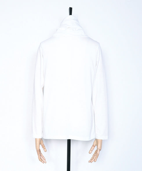 スヌードネック ロングTシャツ