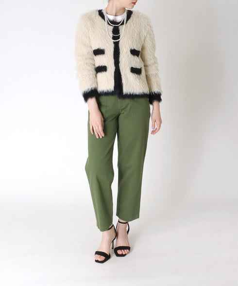 フェザーヤーンカーディガン