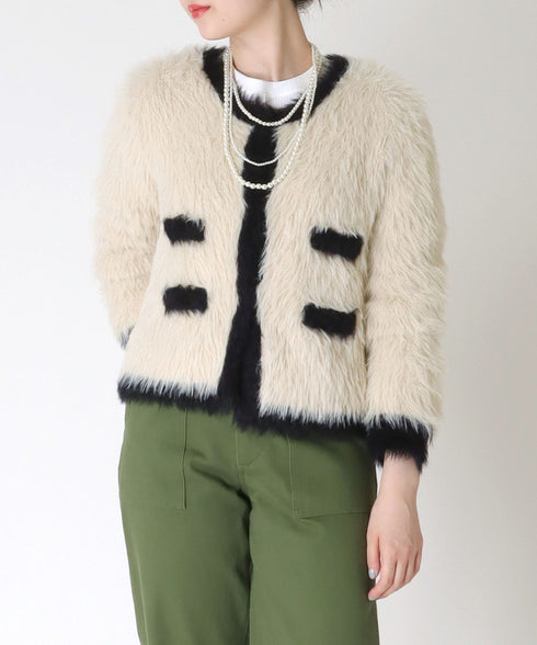 フェザーヤーンカーディガン