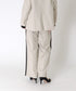 サイドラインベルテッドストレートパンツ