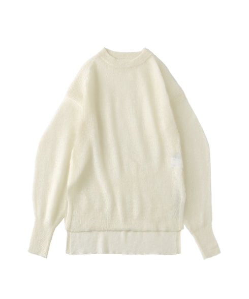 ハイゲージモヘアコクーンスリーブプルオーバー