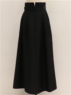 2WAYターンバックハイウエストマキシスカート