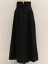 2WAYターンバックハイウエストマキシスカート