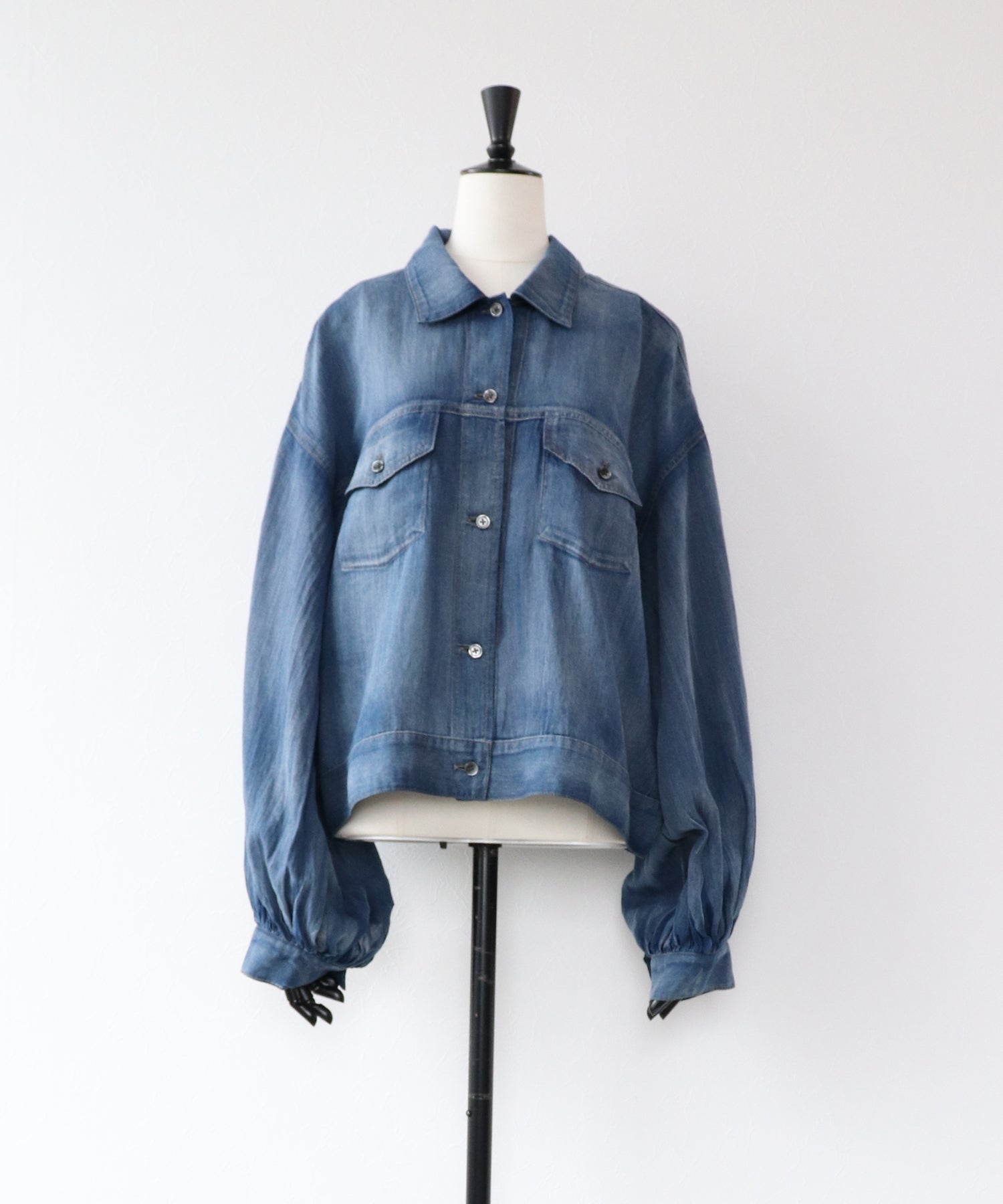 【定価27,000円】Aga ボリュームスリーブジャケット　9号（FREE） ボリュームスリーブドッキングTシャツ｜WOMEN｜250HSG90-363E